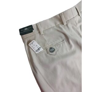 Brooks Brothers Country Club Pro Sport Golf Pants Tan‎ Polyester Mens 38x32 NWT